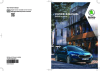 Skoda Octavia - Owners Manual 2020 EN